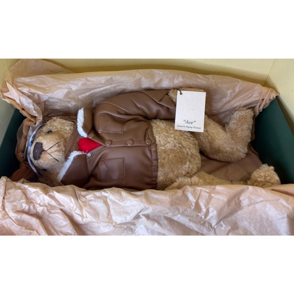 TEXACO BEAR “ACE”, COLLECTABLE BEAR, TEXACO’S FLYING PIONEER - PLUSH Toy BEAR - Picture 4 of 6